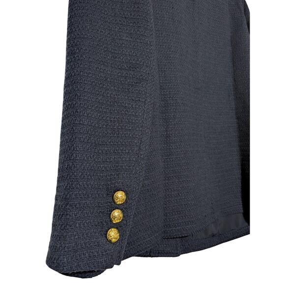Pomander Place Women's XL Navy Blue Tweed Jennings Jacket Career Office X-Large - Picture 10 of 14